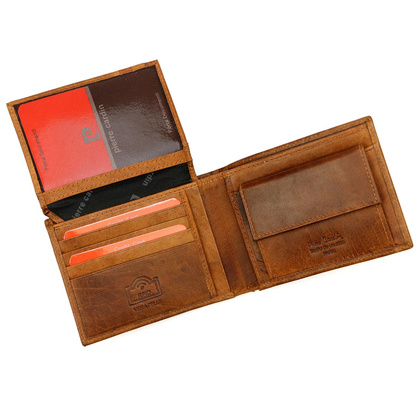 Portfel męski skórzany PIERRE CARDIN TILAK110 8806 Camel