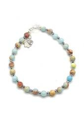 Bransoletka JASPIS CESARSKI 925