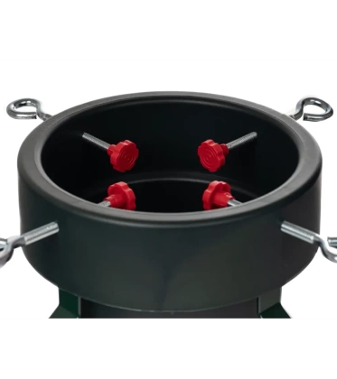 Stojak CHOINKOWY ŚREDNI ZIELONY metalowy pod choinkę drzewko z pojemnikiem