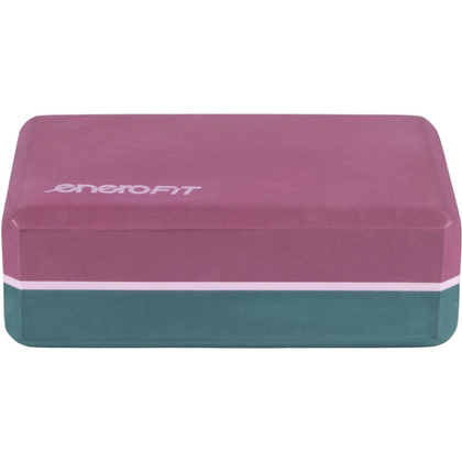 BLOK KOSTKA DO ĆWICZEŃ JOGA PILATES FITNESS TRICOLOR ENERO FIT