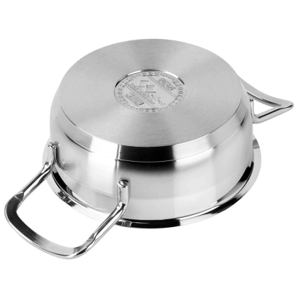 Garnek stalowy z pokrywką 18/10 PREMIUM 0,7 l ORION