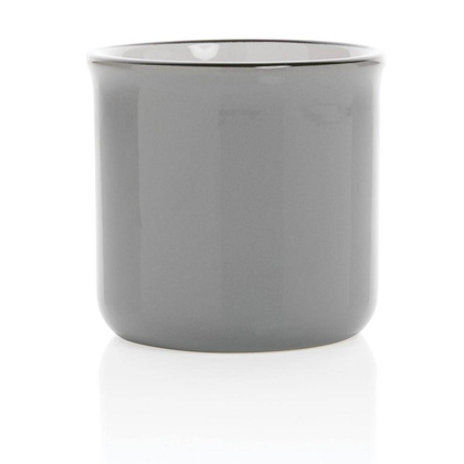 Kubek ceramiczny 280 ml UPOMINKARNIA Szary