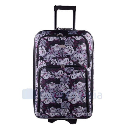 Zestaw Mała walizka PELLUCCI RGL 773 S + Kuferek S Czarno szary