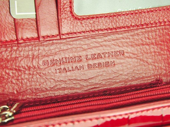 Portfel damski skórzany PELLUCCI BC-114 Czerwony