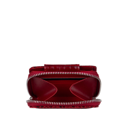 Skórzany portfel damski croco Canaletto z naturalnej skóry licowej PD1023s162 RFID