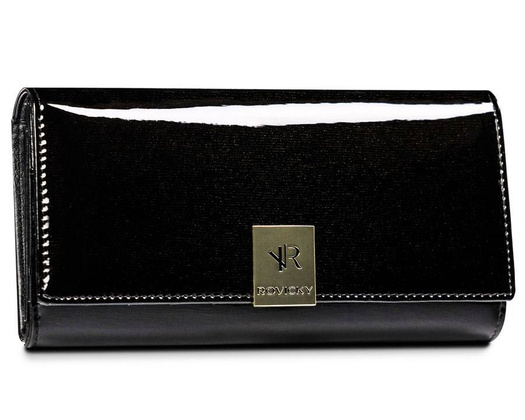 Klasyczny portfel damski z dużą sekcją na karty