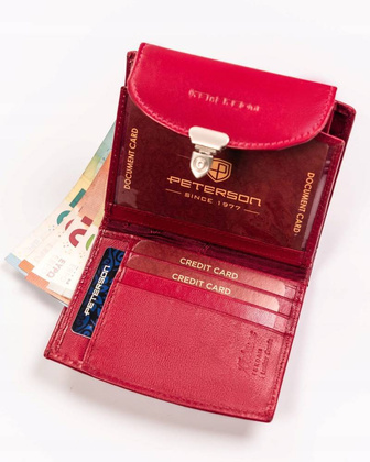 Portfel damski ze skory naturalnej