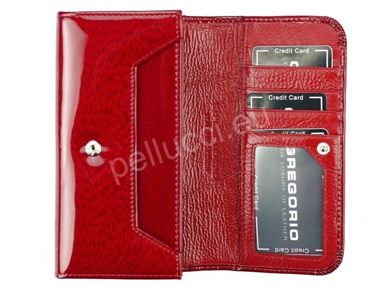 Portfel damski skórzany PELLUCCI PT-110 Popiel