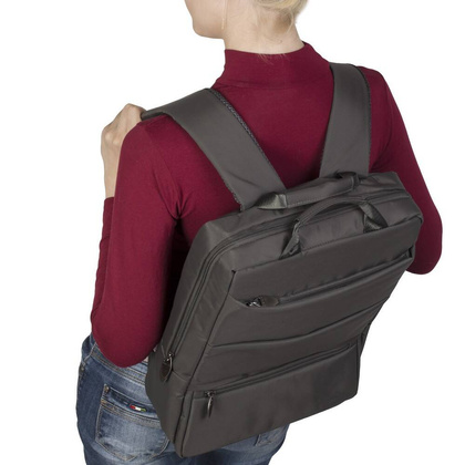 RIVACASE Tiergarten Plecak, laptop 15,6" ciemny beż