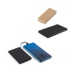 WIGNER. Power bank 4.000 mAh wykonany w ABS pochodzącego z recyklingu