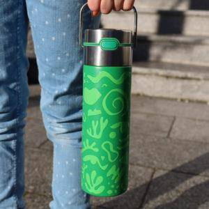 Butelka termiczna Leeza Opera green