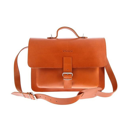 Modna teczka 3w1 skóra KEMER VOOC Vintage P25 brąz