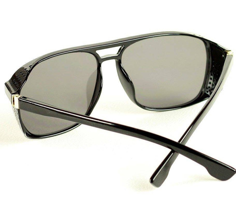 Stylowe okulary przeciwsłoneczne MAZZINI AVIATOR LOOK czarny - min. zamówienie 20 / 50 / 100 szt.
