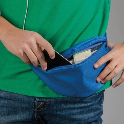 Saszetka na pas CARAVELAS Niebieska