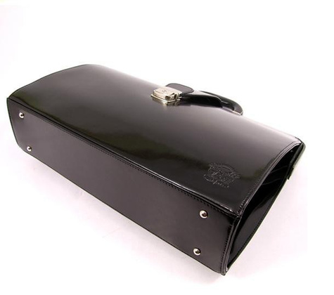 Teczka męska skórzana KEMERB 836/DW Czarna