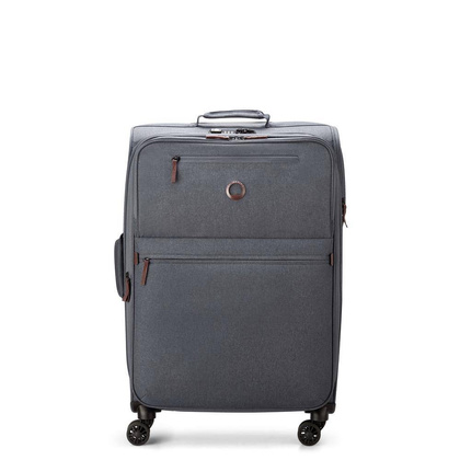 Delsey Maubert 2.0 średnia antracytowa miękka walizka na kółkach 69 cm