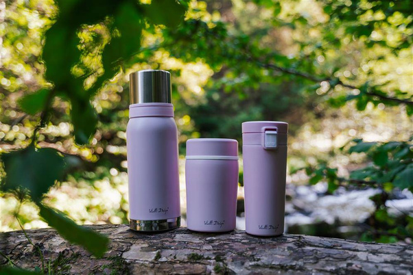 Kubek termiczny 400ml FUORI różowy 27688