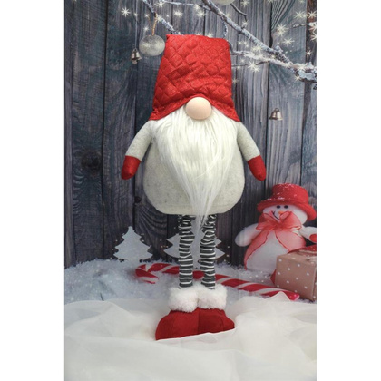 Skrzat na teleskopowych nogach czerwony od 80 -115 cm