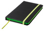 Notatnik LECTOR w rozmiarze A5, czarny, jasnozielony