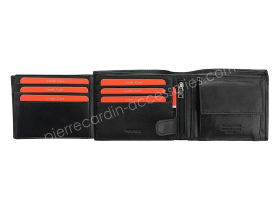 Portfel męski skórzany Pierre Cardin TILAK06 325 RFID Czarny