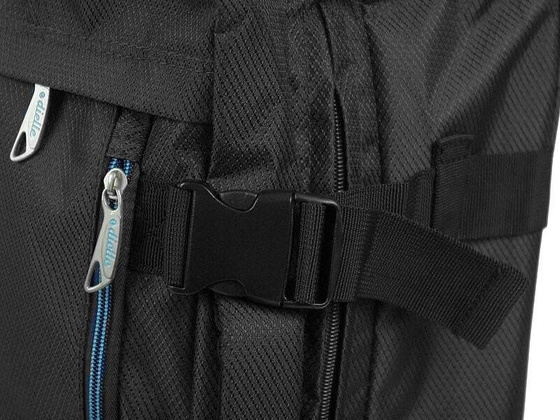 Torba podróżna na kołach DIELLE Czarna