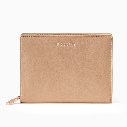 Portfel damski skórzany PUCCINI ZEN ZN9186 2A Brązowy