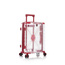 Heys X-Ray mała czerwona transparentna walizka kabinowa na kółkach