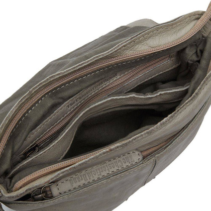 Listonoszka skórzana Cato Jasno szara - min. zamówienie 20 / 50 / 100 szt.