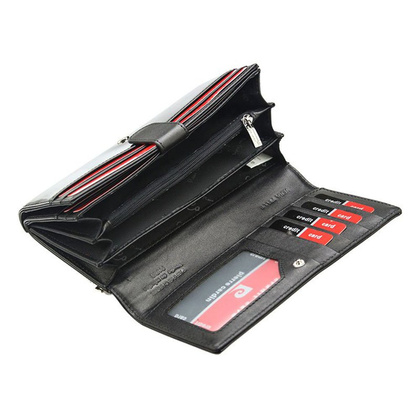 Portfel damski skórzany PIERRE CARDIN 05 LINE 102 Zielony