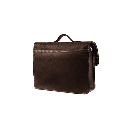 Skórzana torba na ramię teczka KEMER VOOC TC5 czarny