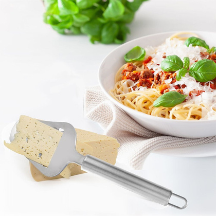 Nóż krajalnica do sera / łopatka do sera stalowa 20,5x7,5 cm LUXY