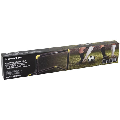 BRAMKA DO PIŁKI NOŻNEJ Z SIATKĄ SKŁADANA 90x59x61CM DUNLOP