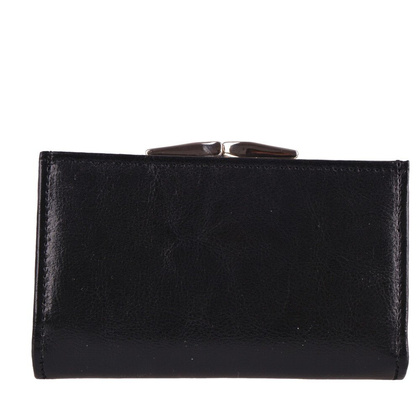 Portfel damski skórzany KEMER P13 Czarny - min. zamówienie 20 / 50 / 100 szt.