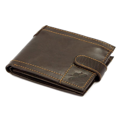 Skórzany męski portfel Charro IASI 1128 czarny