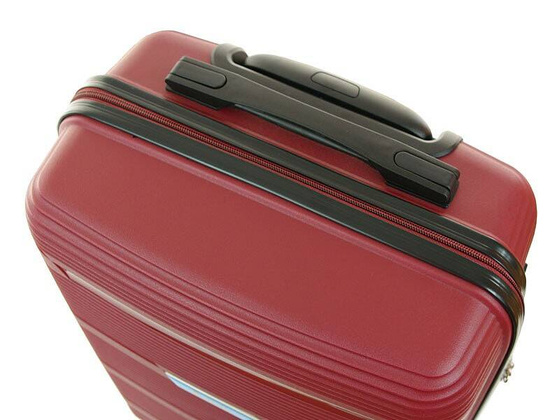 Mała kabinowa walizka DIELLE 170 Bordowa