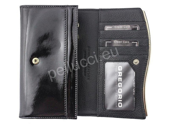 Portfel damski skórzany PELLUCCI ZLF-114 Czarny