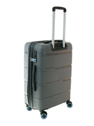 Średnia walizka DIELLE 170 Szara