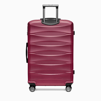 Duża walizka PUCCINI CAIRO ABS030A 3B Bordowa