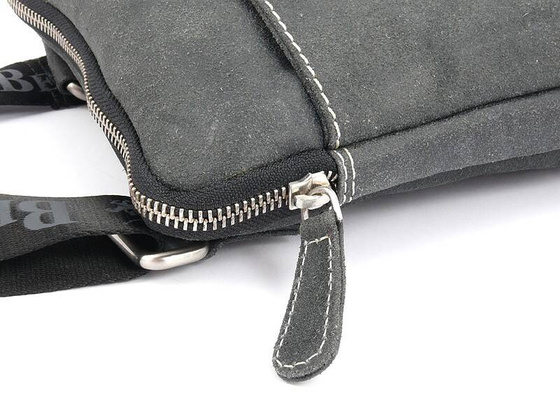 BH-321 NEBRASKA Torba na ramię skórzana Szara