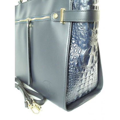 GRANAT DUŻA TOREBKA SKÓRZANA TECZKA A4 VERA PELLE VP655BS