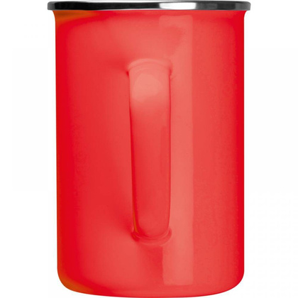 Kubek metalowy emaliowany 550 ml