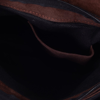 Torba skórzana na ramię KEMER CH 12 Czarna / Brąz - min. zamówienie 20 / 50 / 100 szt.