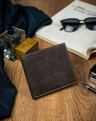 Oryginalny portfel męski skórzany cavaldi®