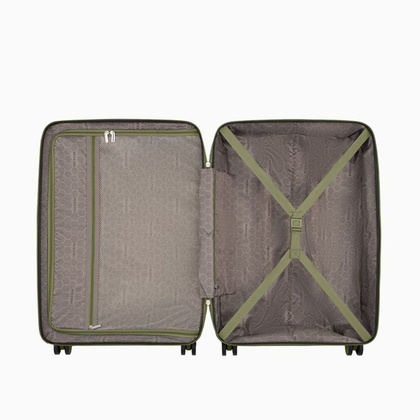 Średnia walizka PUCCINI MAURITIUS PP025B 5A Oliwkowa