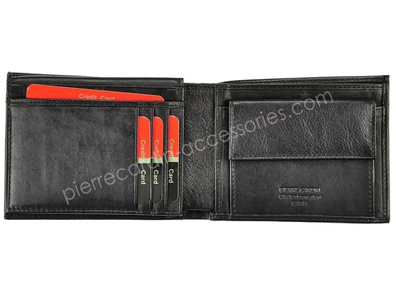 Portfel męski skórzany PIERRE CARDIN SAHARA TILAK03 8806 Czarny