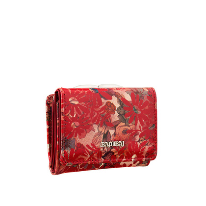 Mały czerwony portfel damski BajuBaj RFID PD2000s132