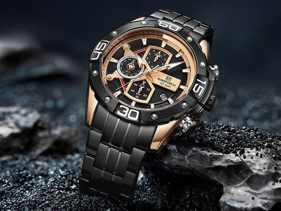 ZEGAREK MĘSKI NAVIFORCE NF8018 - CHRONOGRAF (zn122c)