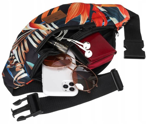 Pojemna nerka damska z poliestru