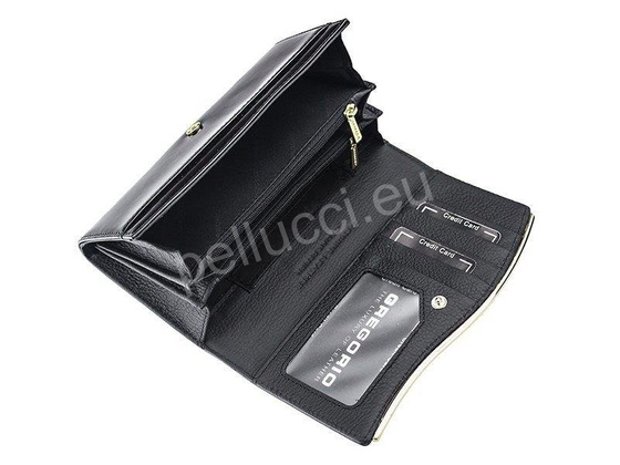 Portfel damski skórzany PELLUCCI ZLF-114 Czarny