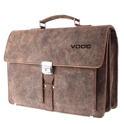 Teczka KEMER VOOC Vintage URBAN ATS167 ciemny brąz
